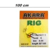Akara Drop shot rigi offset koukulla #2 0,2mm 30cm 1m