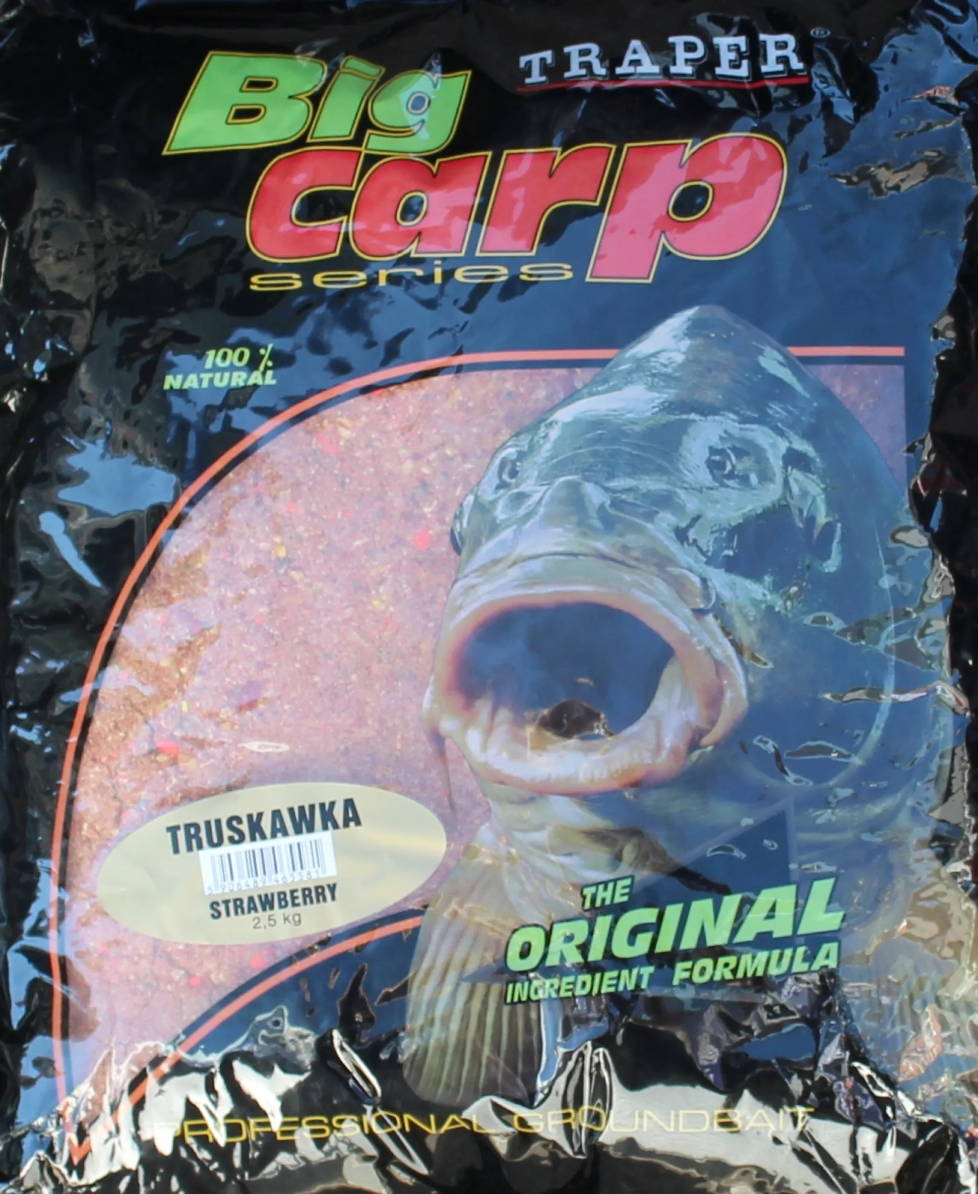 Big Carp Strawberry Mansikantuoksuinen mäski 2,5kg