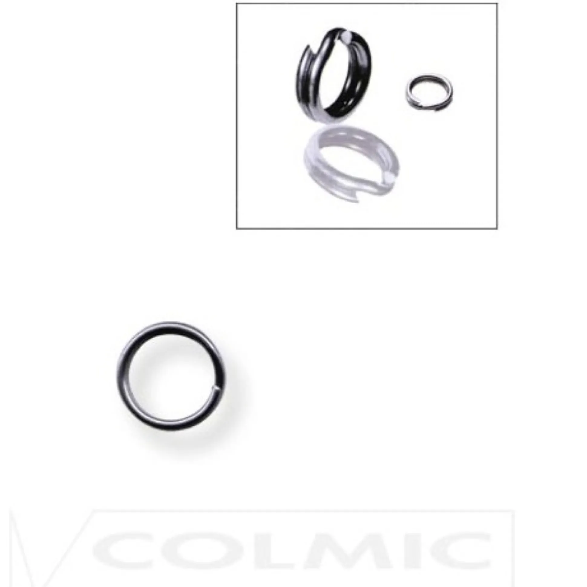 Colmic Split ring uistinrengas koko 5mm 10kpl