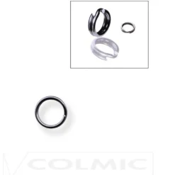 Colmic Split ring uistinrengas koko 10mm 10kpl