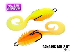 Dancing Tail (3,5") 88mm väri 910 UV 2kpl