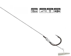 Hikara Method feeder rig #10 0,22mm 10cm 5kpl