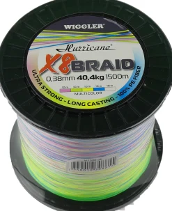 Hurricane X8 Braid Multicolor 0,38mm 40,4kg 1500m
