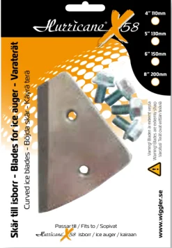 Hurricane X58 Suorat teräpalat 5" 130mm