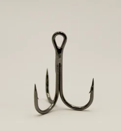 Kolmihaarakoukku Musta nikkeli #12 20kpl