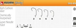 Kujira 560BN Offset koukku #1/0 5kpl