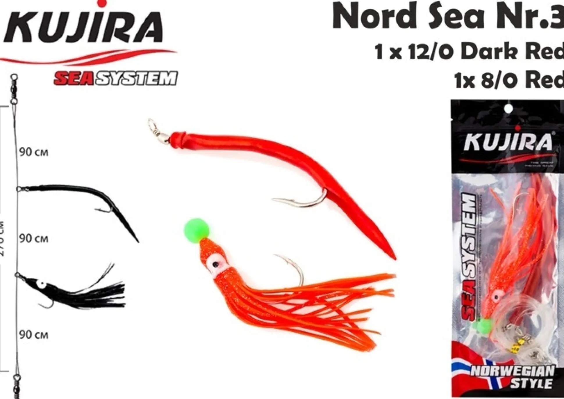 Kujira Sea System #12/0, #8/0 270cm litka