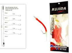 Kujira Sea System #5/0 192cm norjan litka hehku punainen