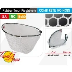 Kuminen taittohavas Rubber Trout 40x35cm