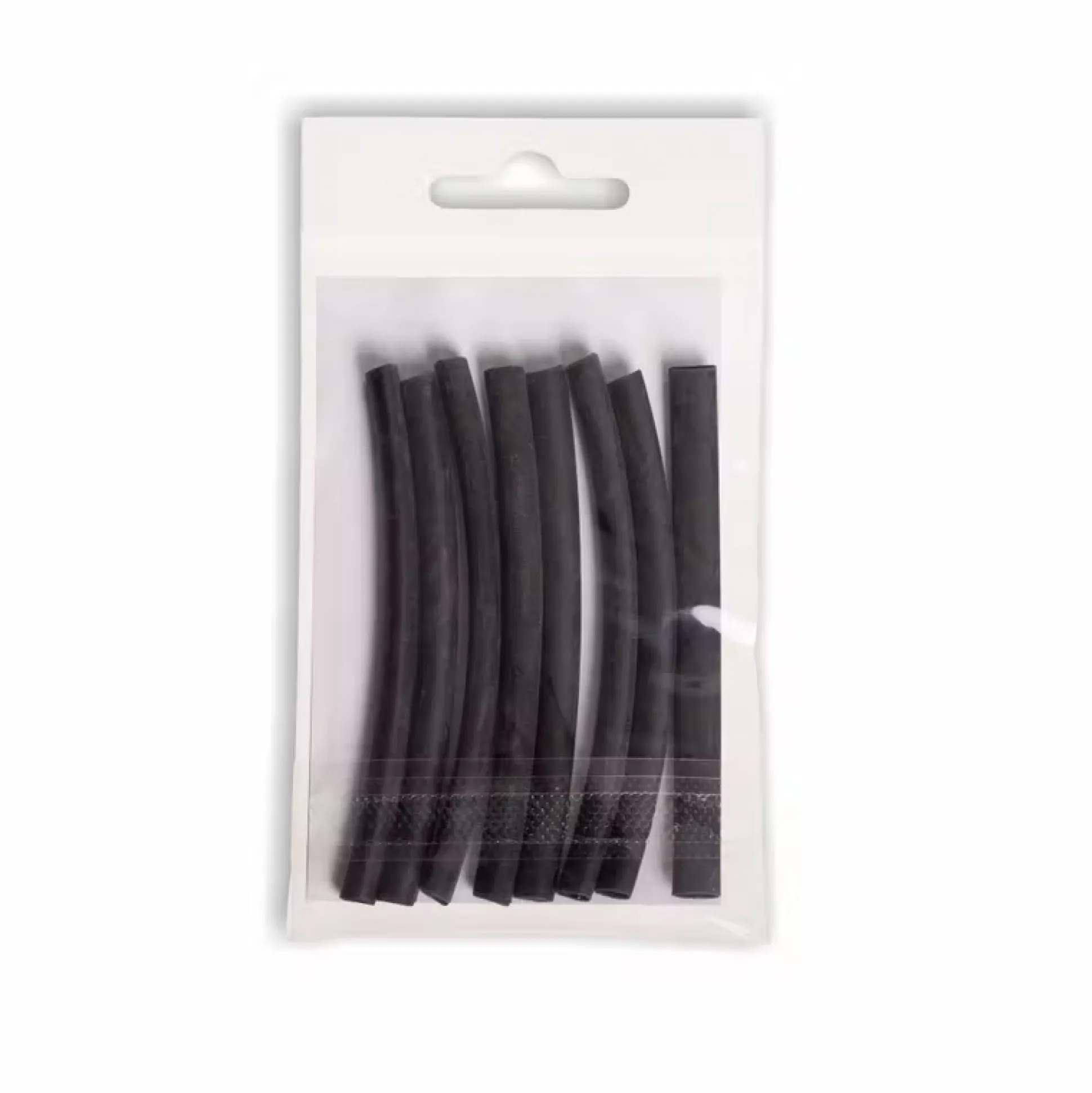 Kutistesukka musta 1,6mm 8cm 8kpl