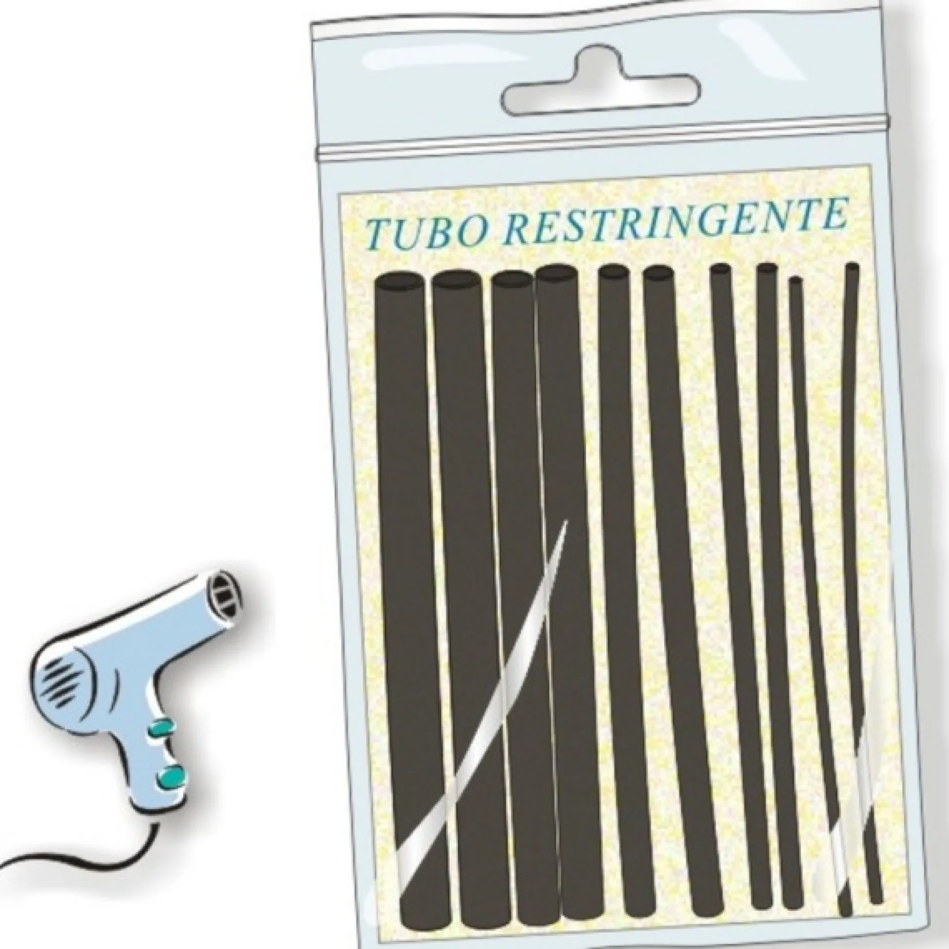 Kutistesukkalajitelma musta