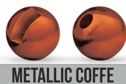 Lovitettu volframikuula 2,5mm metallic coffee 10kpl