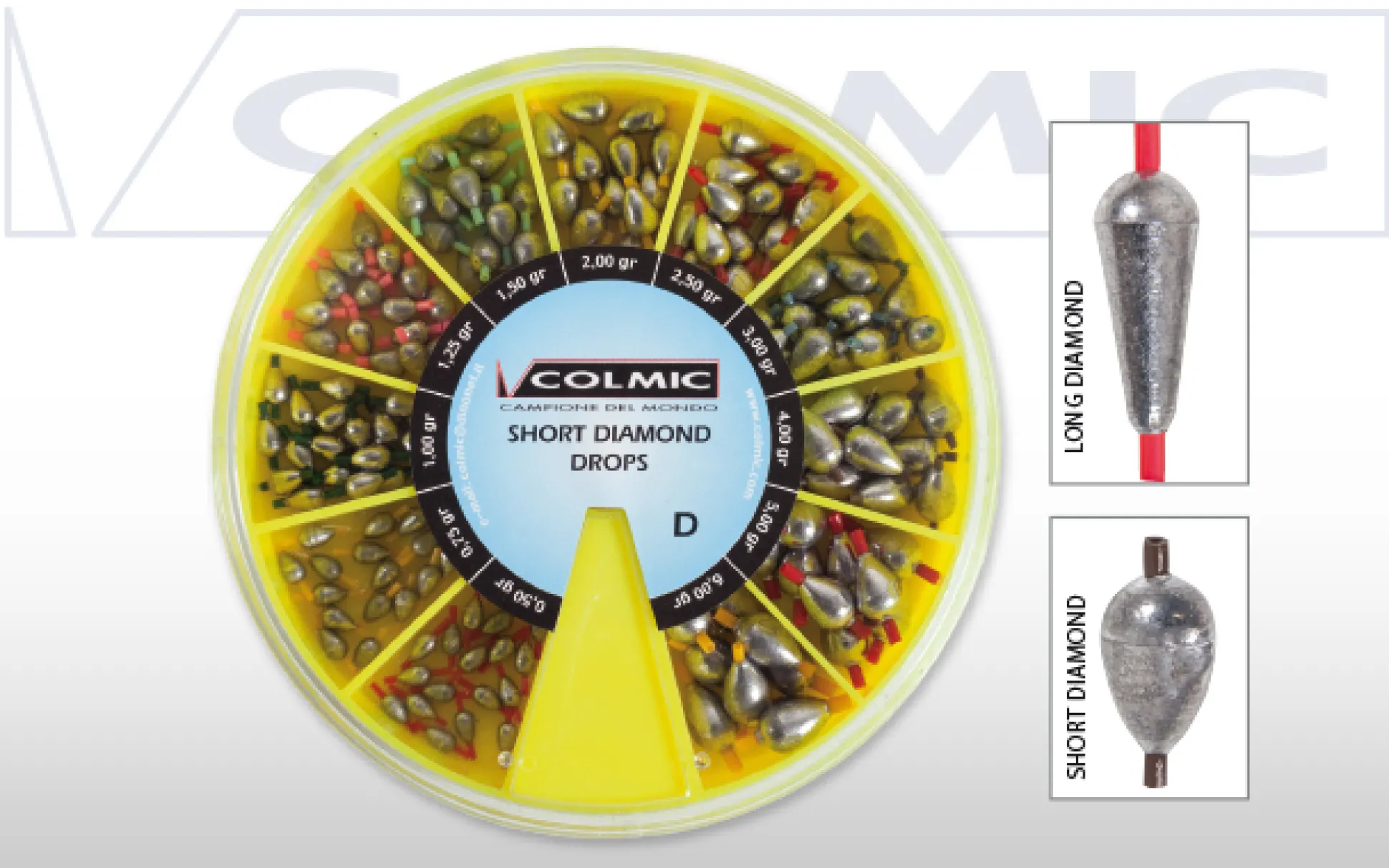 Olivettirasia iso, koot 0,50g-6,0g