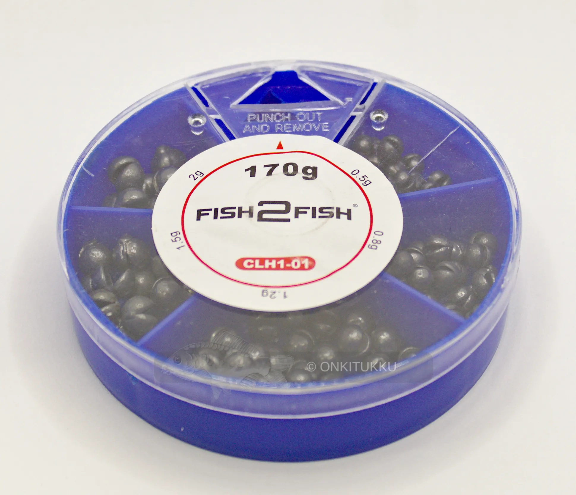 Pehmeä hauli rasiassa 0,5g-2g 5 eri kokoa 170g