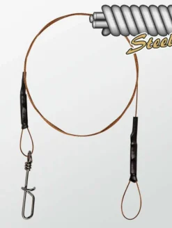 Predator leader teräsperuke pikalukolla 50cm 18kg 1kpl