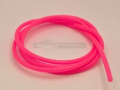 Silikoniletku fluor pinkki 2mm 1m