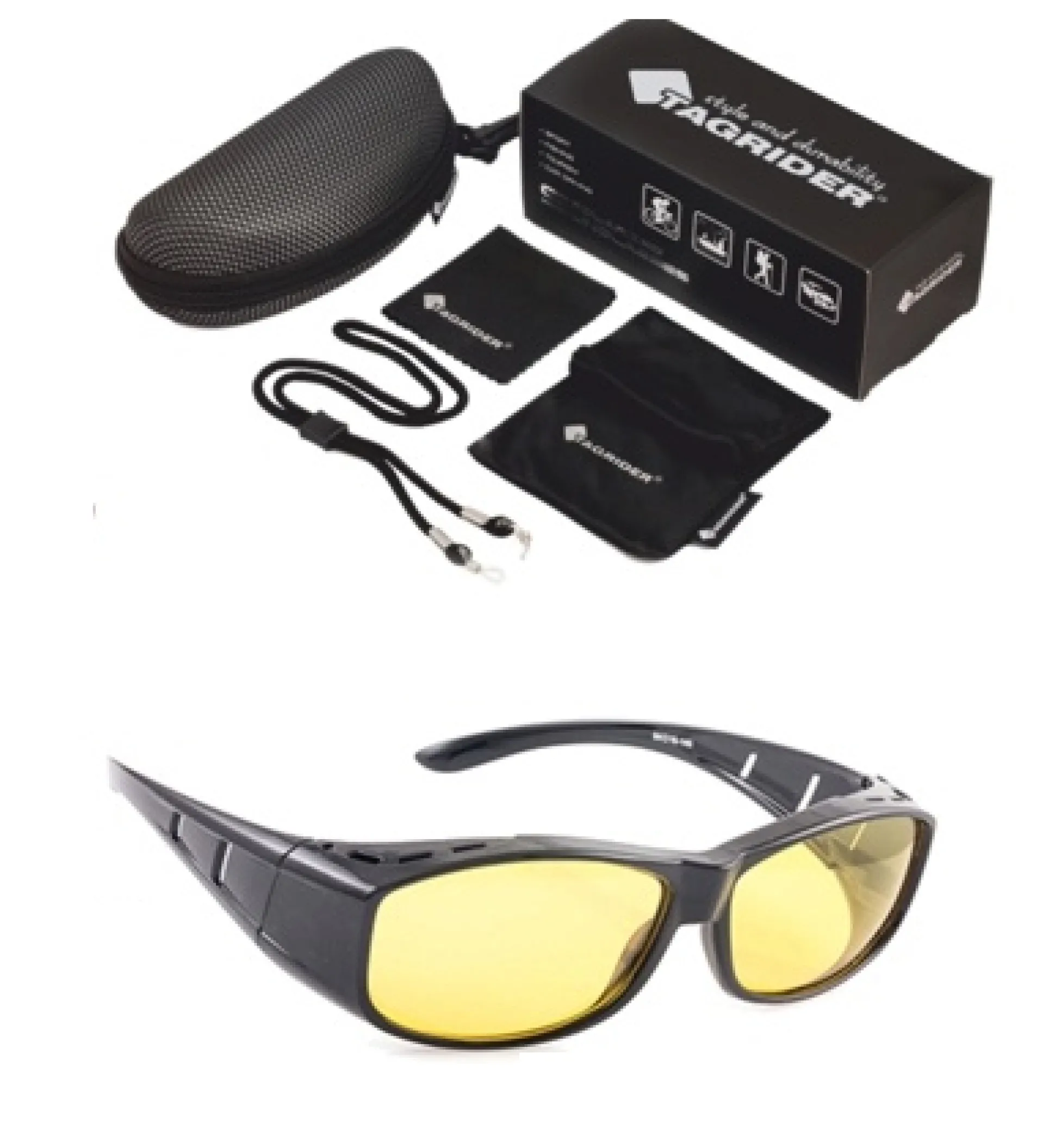 Tagrider Aurinkolasit Keltainen