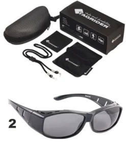 Tagrider Aurinkolasit Musta