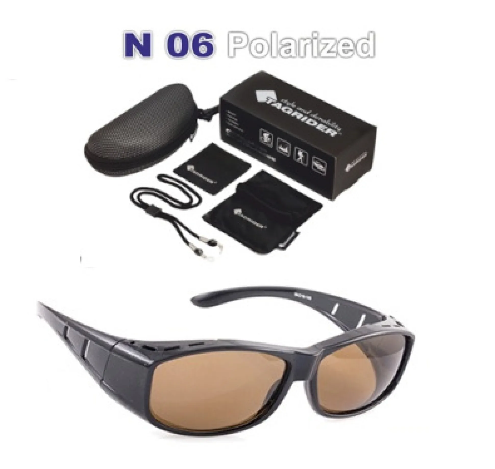 Tagrider Aurinkolasit Ruskea