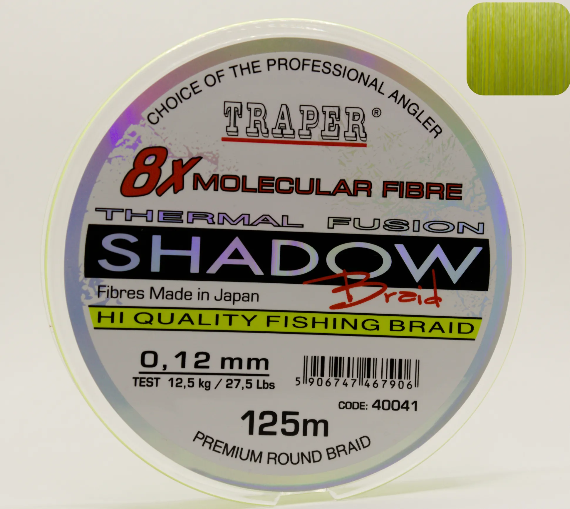 Thermal Fusion Shadow Keltainen 0,18mm 19,5kg 125m