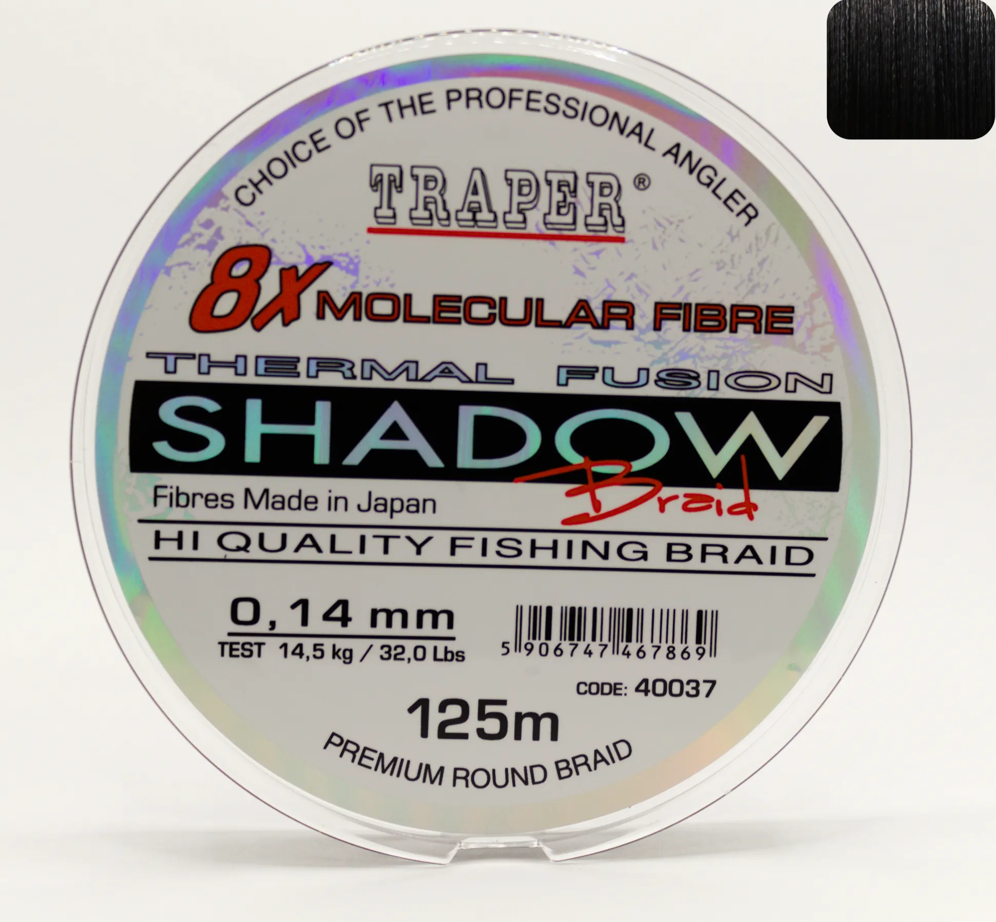 Thermal Fusion Shadow Musta 0,16mm 16,5kg 125m