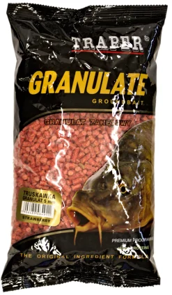 Traper Granulate Strawberry mansikka pelletti 5mm 1kg
