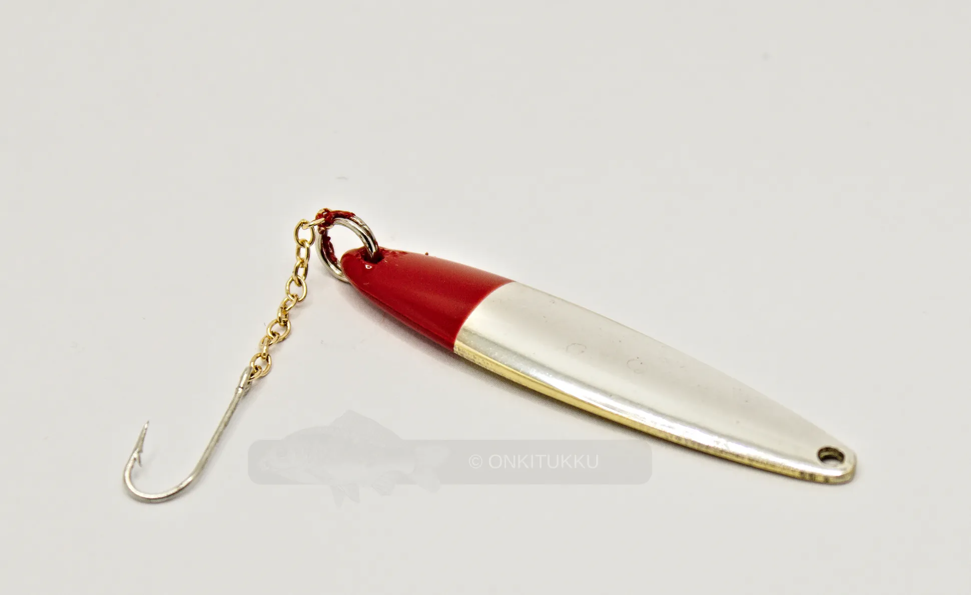 Valio pilkki 5cm messinki-hopea